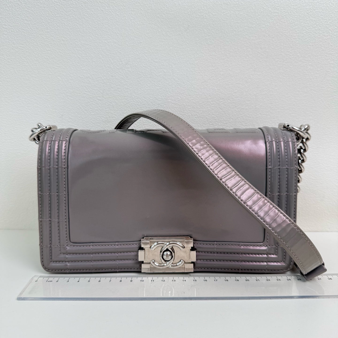 Chanel Silver Shoulder Bag