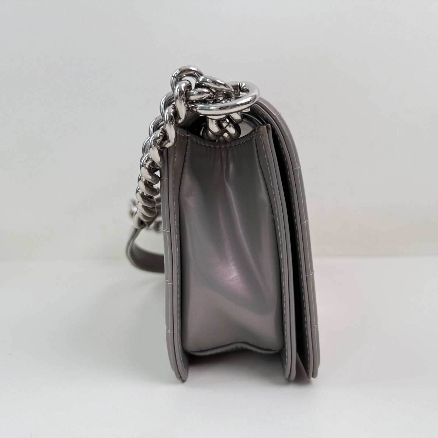 Chanel Silver Shoulder Bag