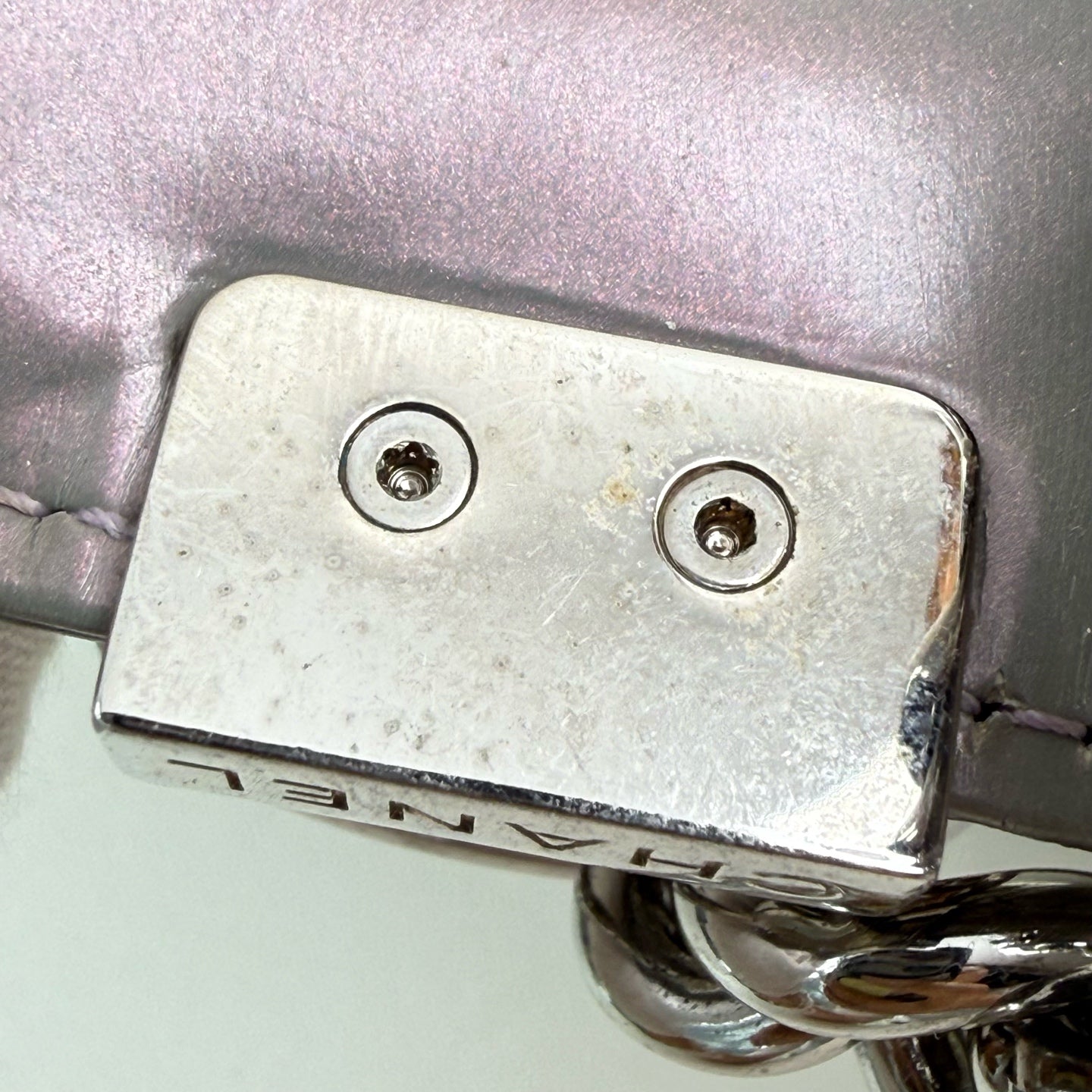 Chanel Silver Shoulder Bag