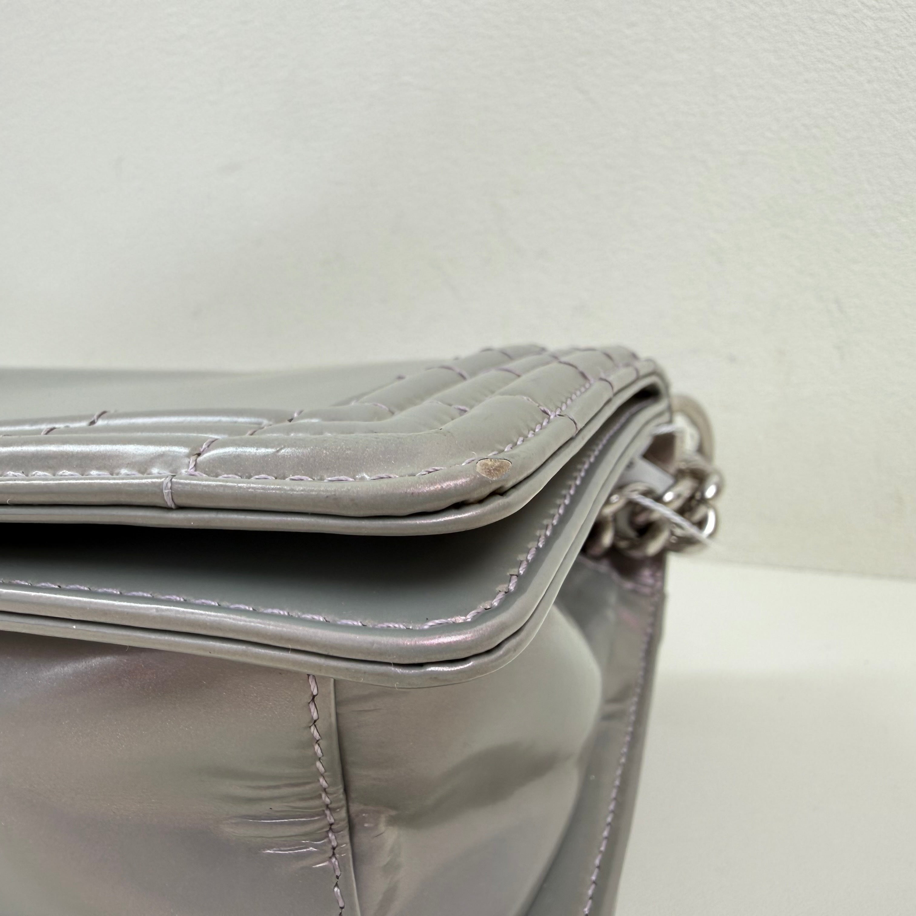 Chanel Silver Shoulder Bag