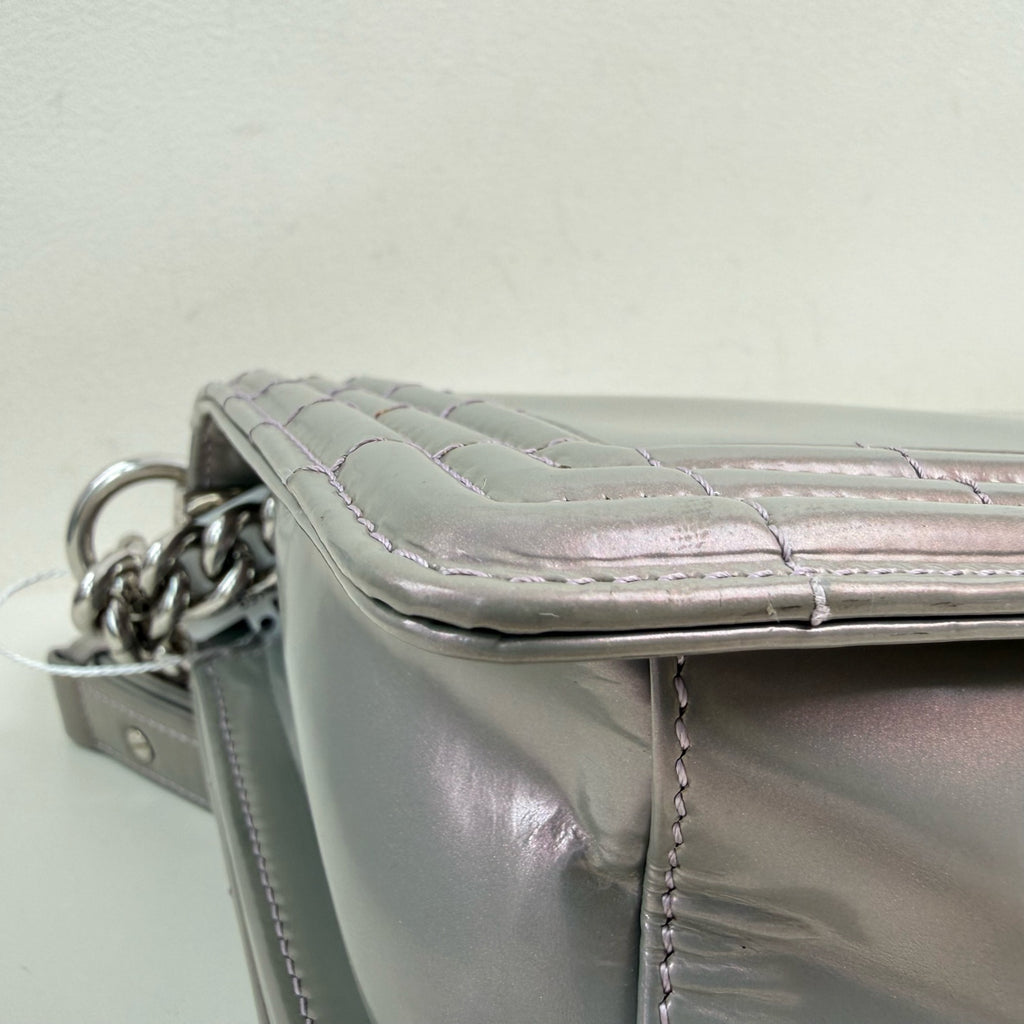 Chanel Silver Shoulder Bag