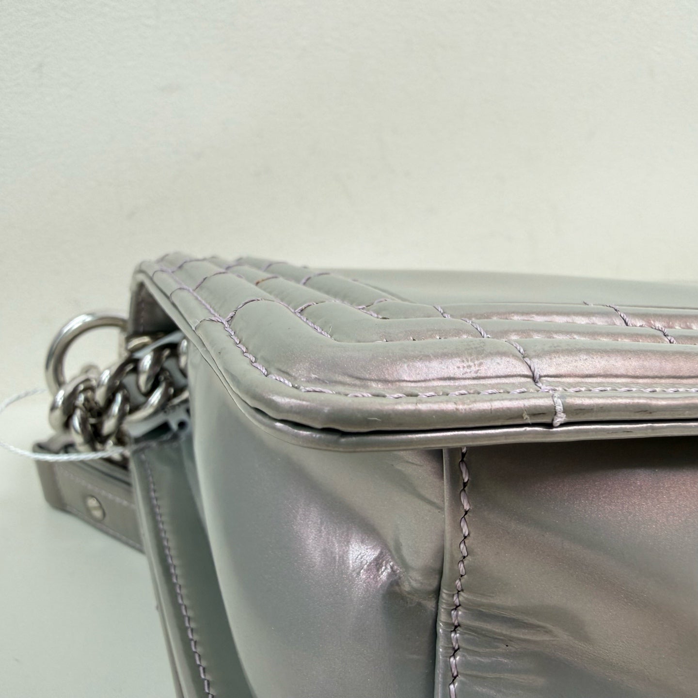 Chanel Silver Shoulder Bag