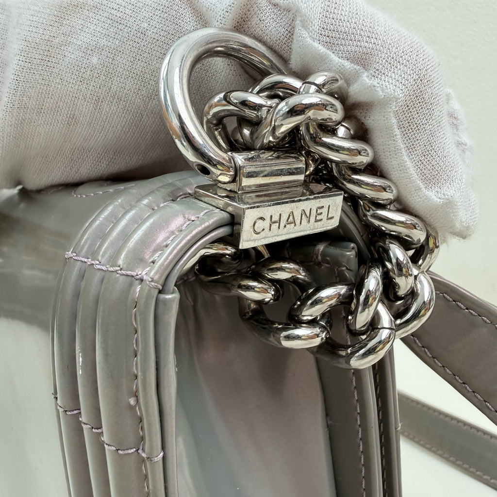 Chanel Silver Shoulder Bag