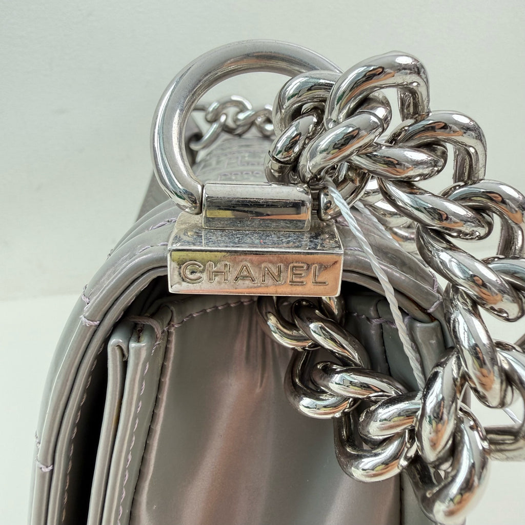 Chanel Silver Shoulder Bag