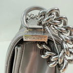 Chanel Silver Shoulder Bag