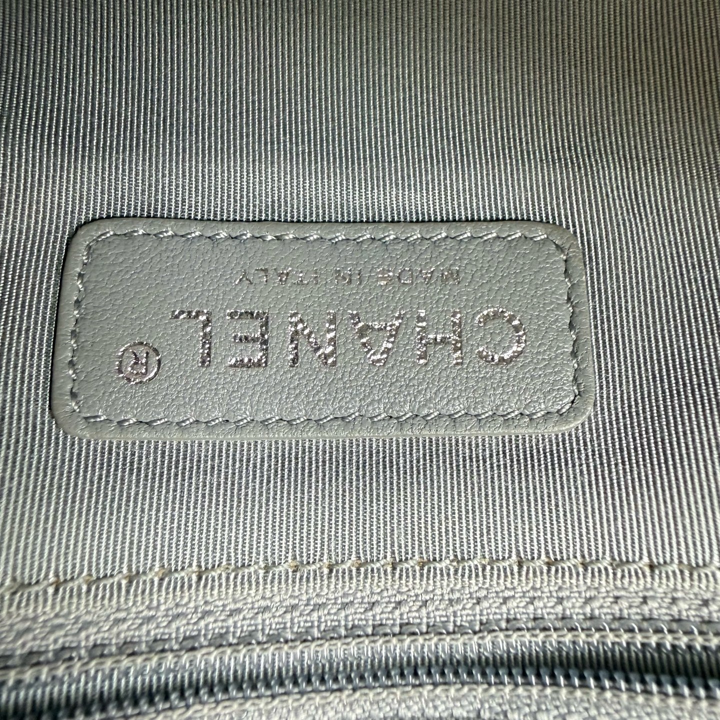 Chanel Silver Shoulder Bag