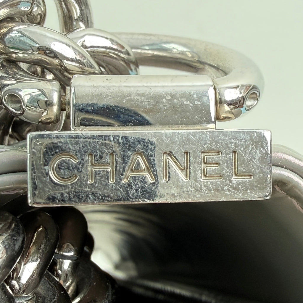 Chanel Silver Shoulder Bag