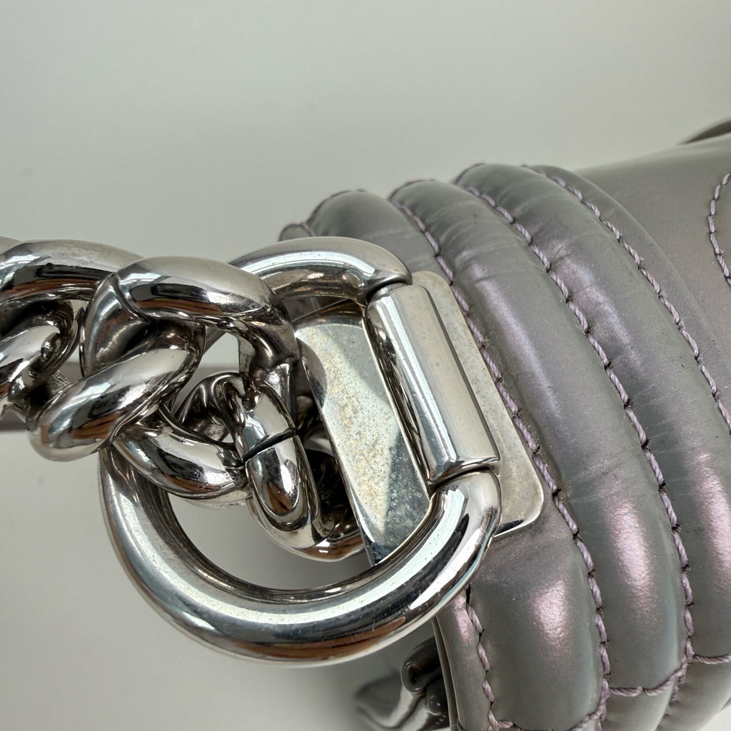 Chanel Silver Shoulder Bag