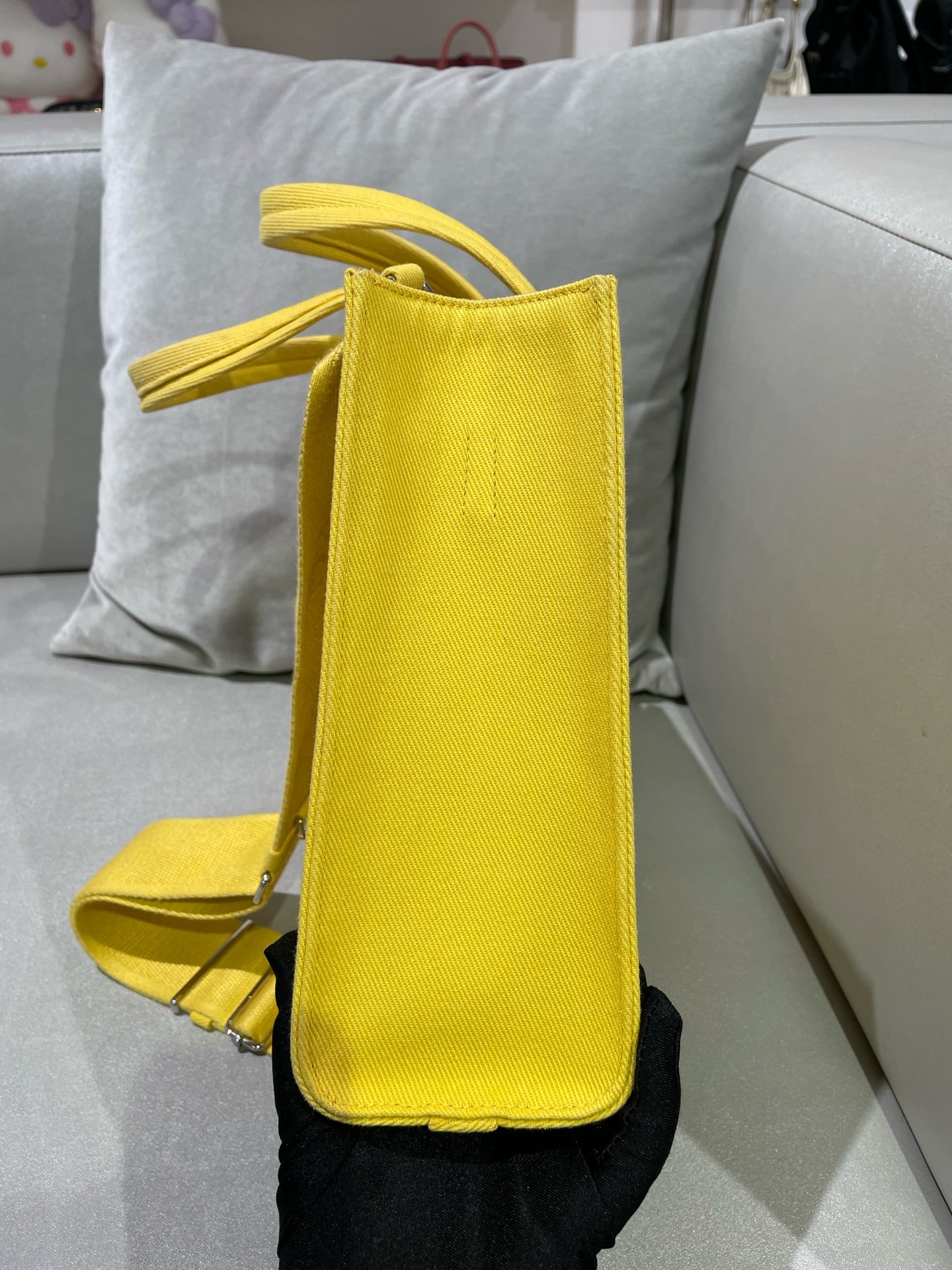 Prada Yellow Tote 1BG382_2DXI_F0377_V_KRO