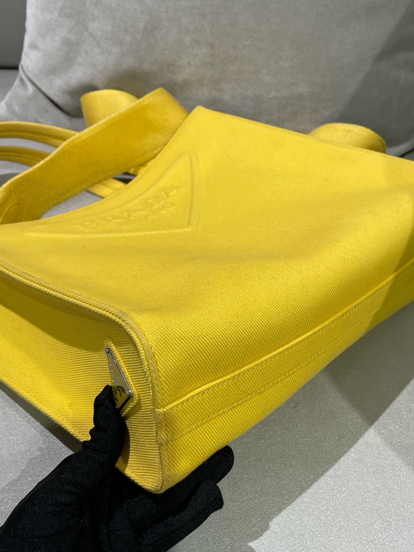 Prada Yellow Tote 1BG382_2DXI_F0377_V_KRO