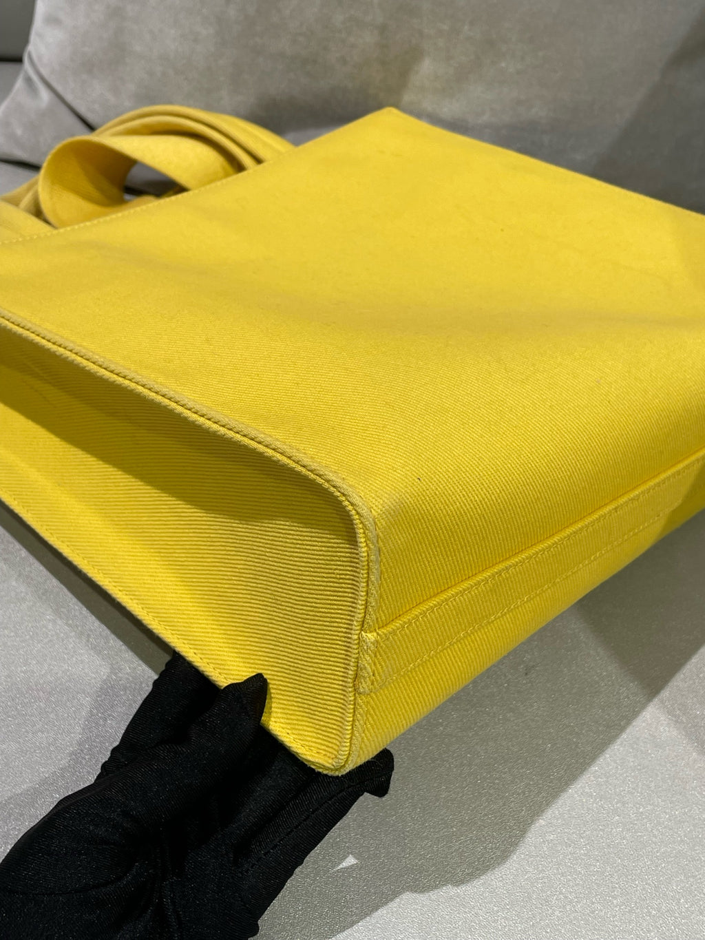 Prada Yellow Tote 1BG382_2DXI_F0377_V_KRO