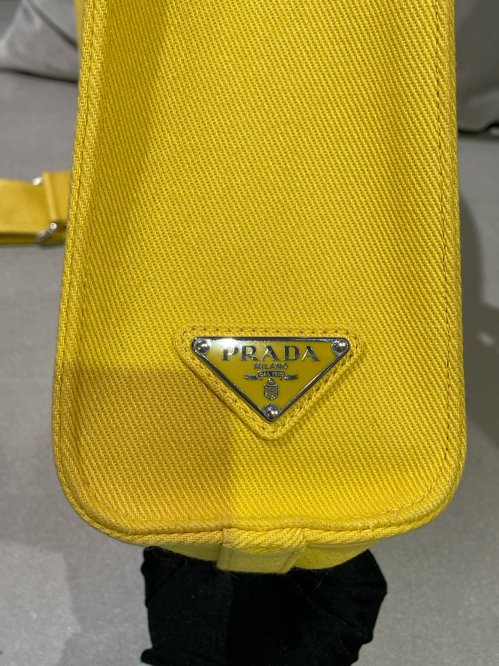 Prada Yellow Tote 1BG382_2DXI_F0377_V_KRO