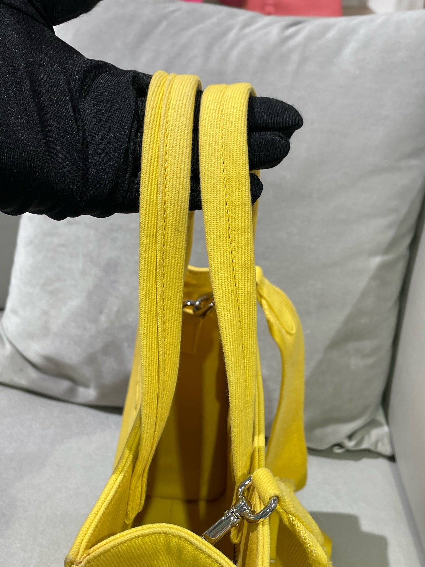 Prada Yellow Tote 1BG382_2DXI_F0377_V_KRO