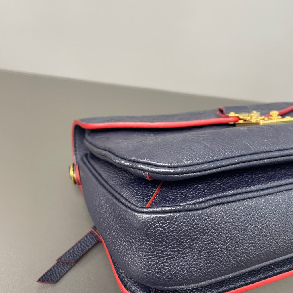 Louis Vuitton Blue Messenger Bag