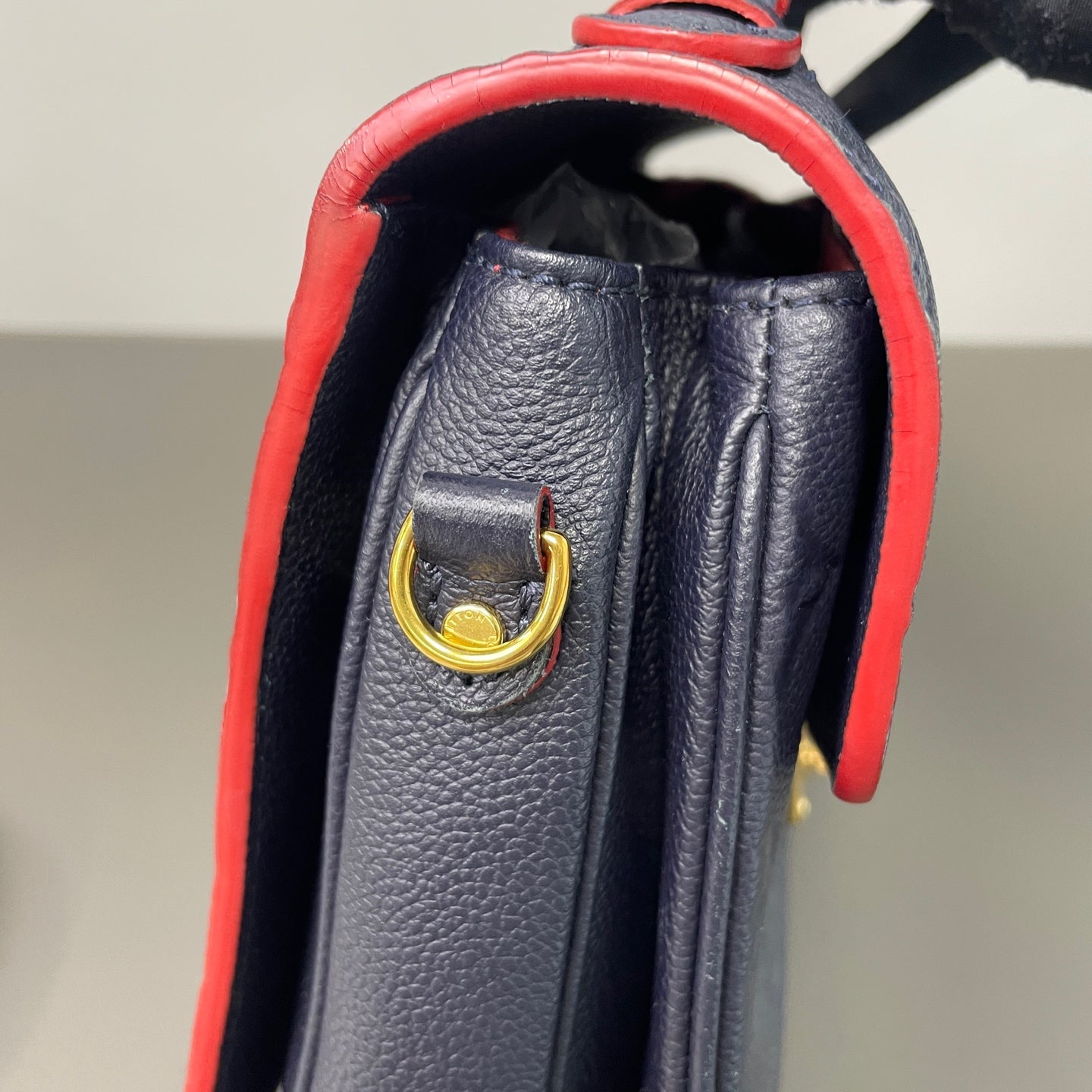 Louis Vuitton Blue Messenger Bag