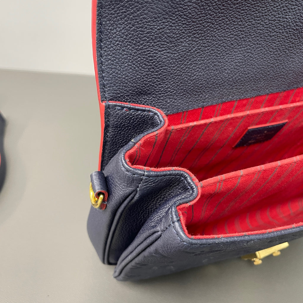 Louis Vuitton Blue Messenger Bag