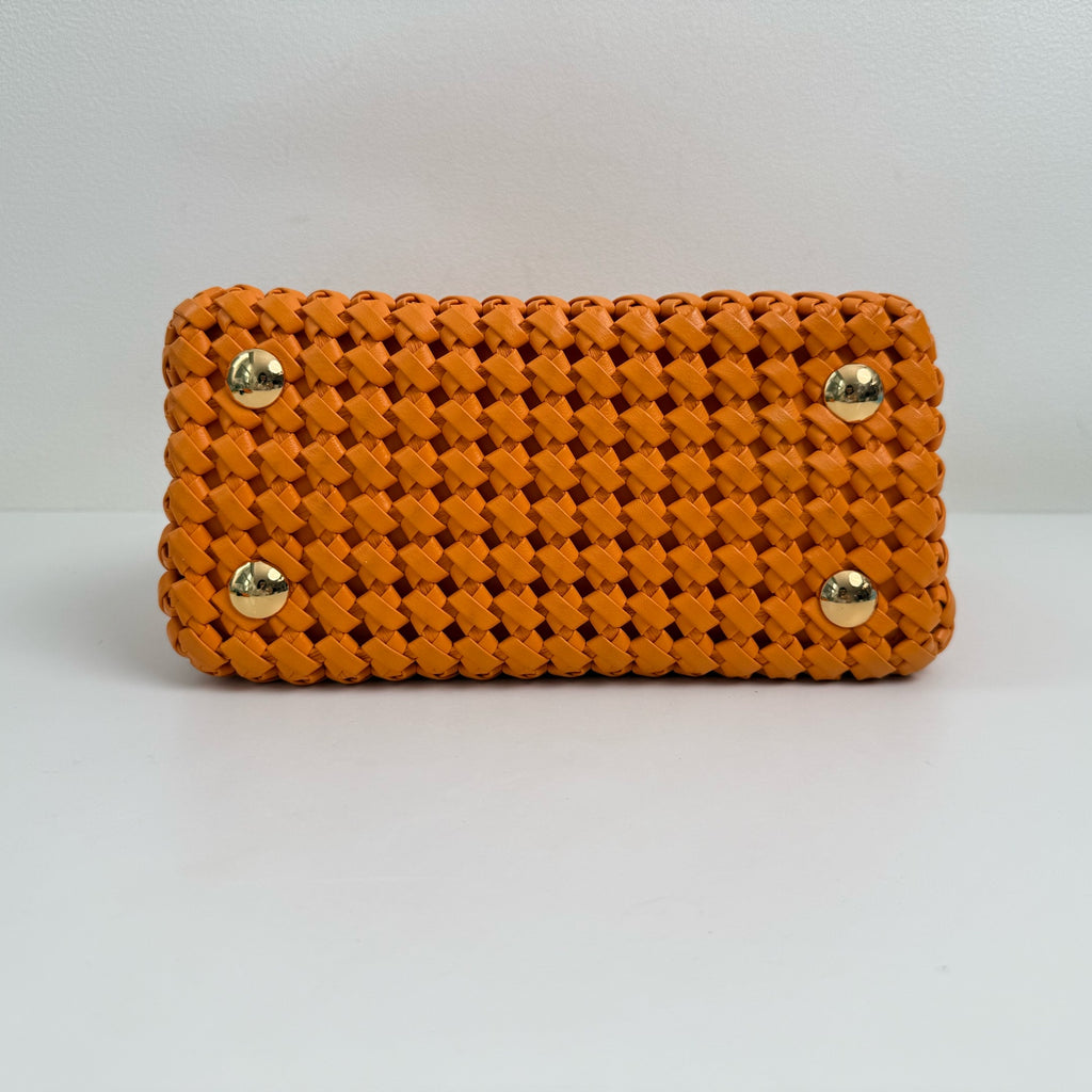 Fendi Orange Satchel