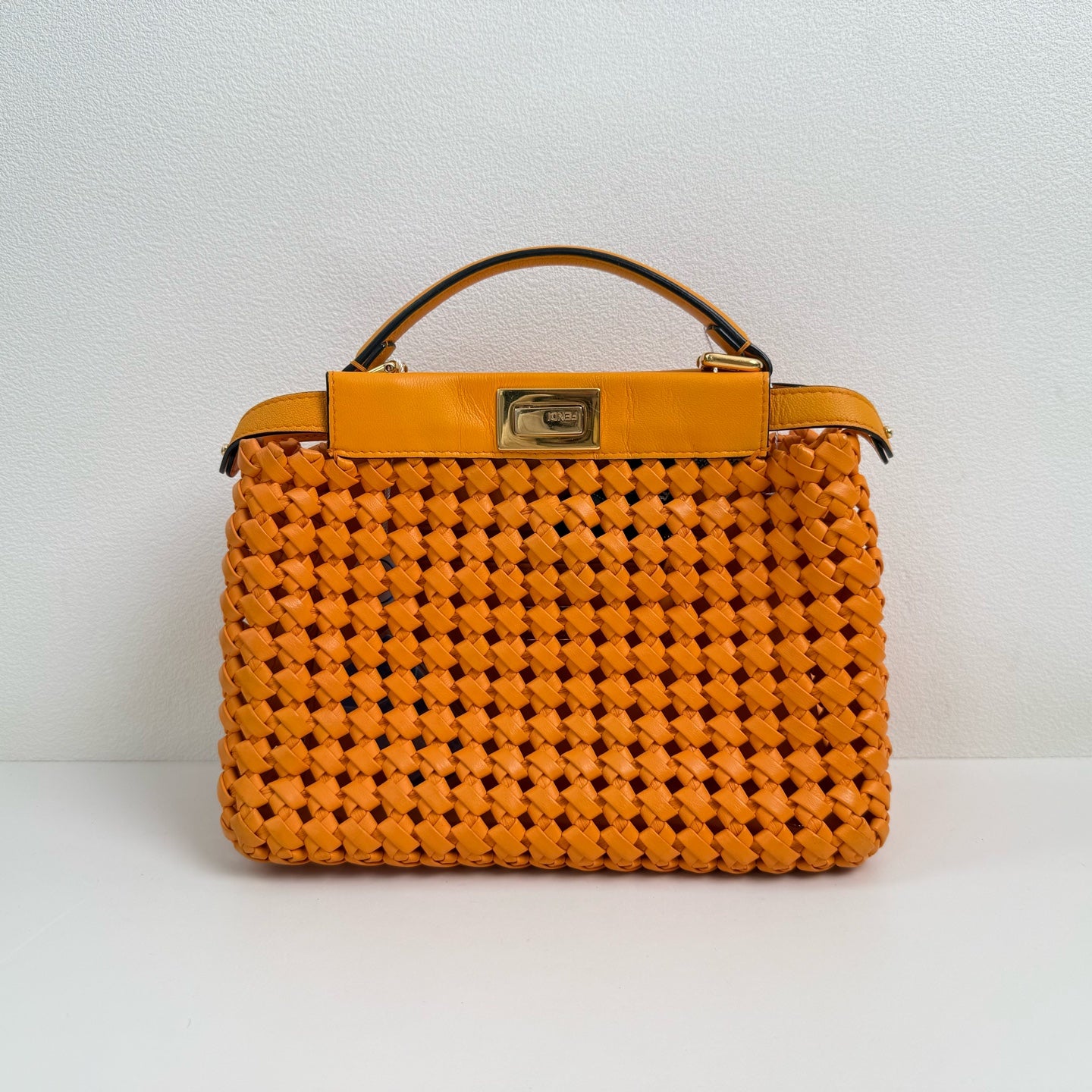Fendi Orange Satchel