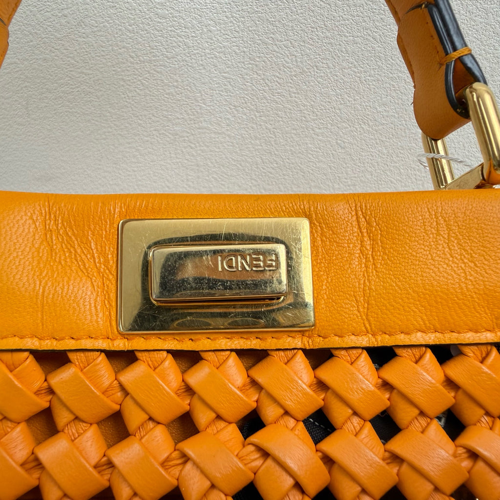 Fendi Orange Satchel