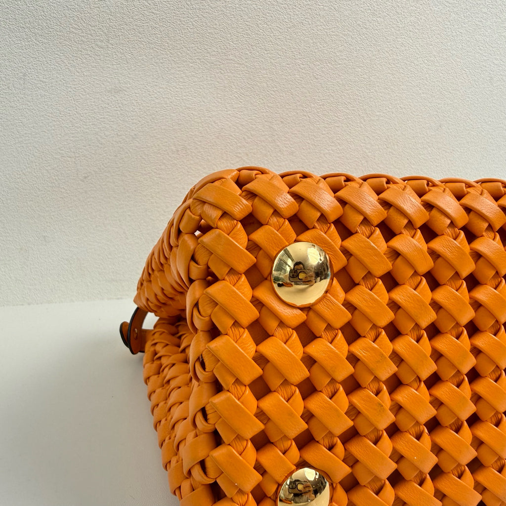 Fendi Orange Satchel