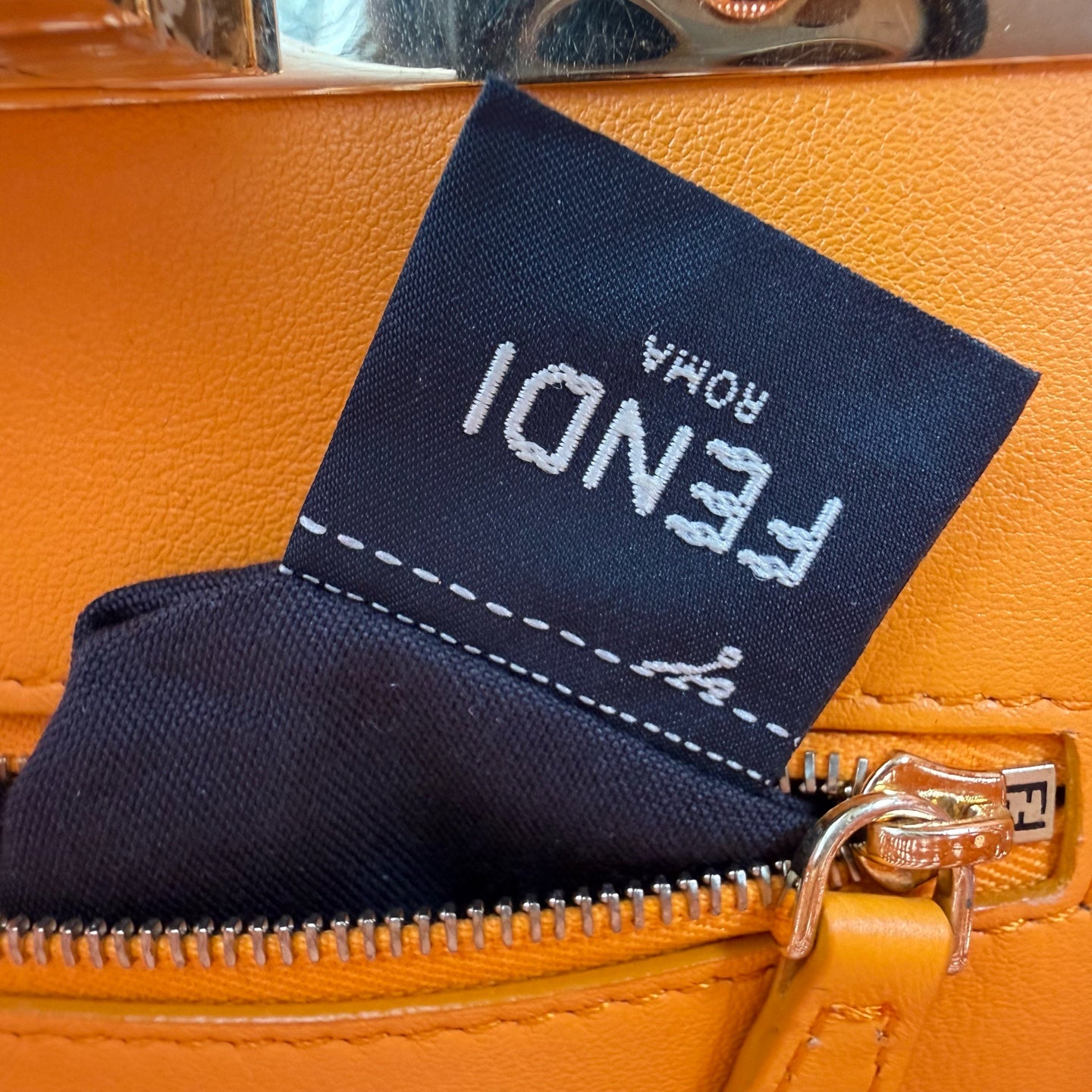 Fendi Orange Satchel