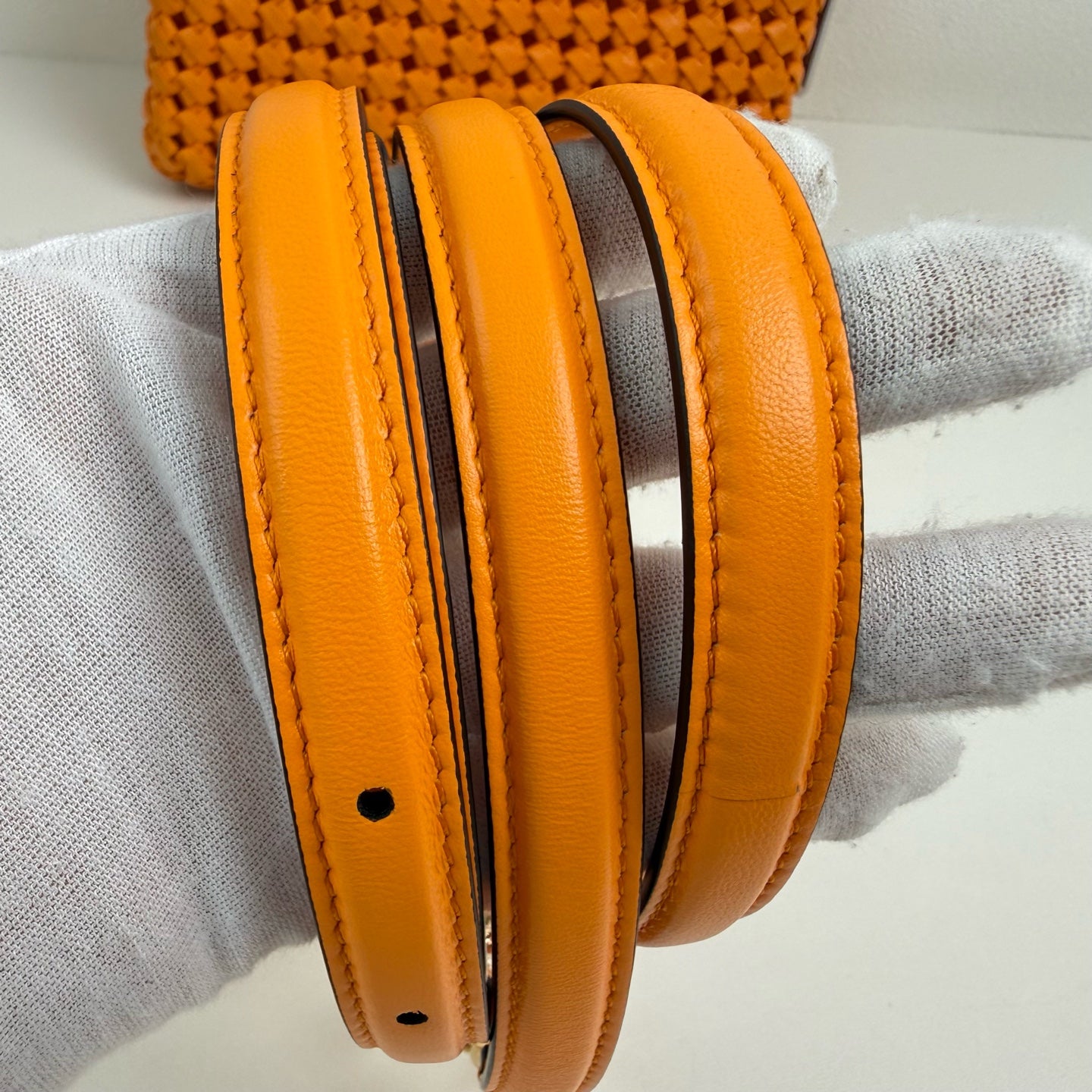 Fendi Orange Satchel