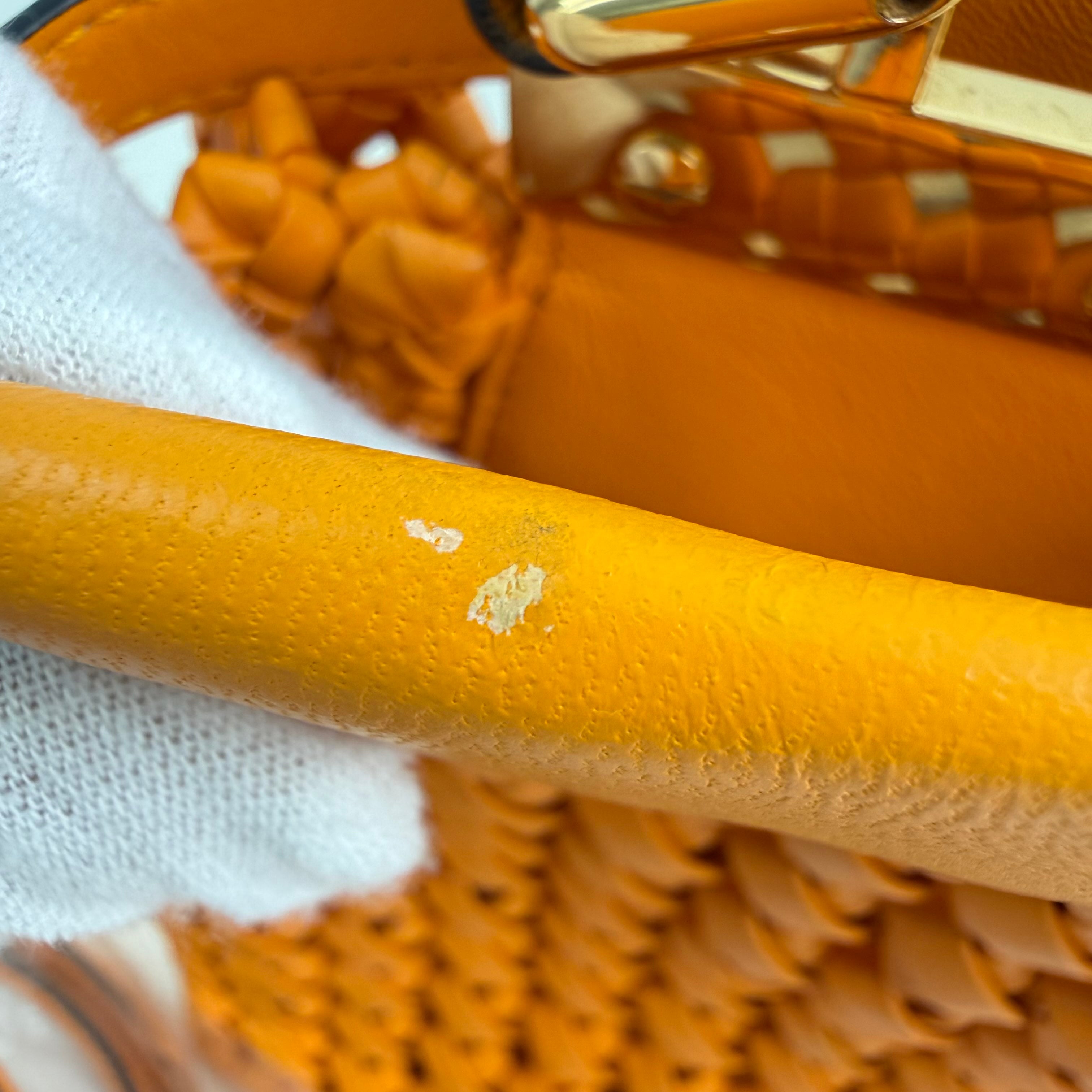Fendi Orange Satchel