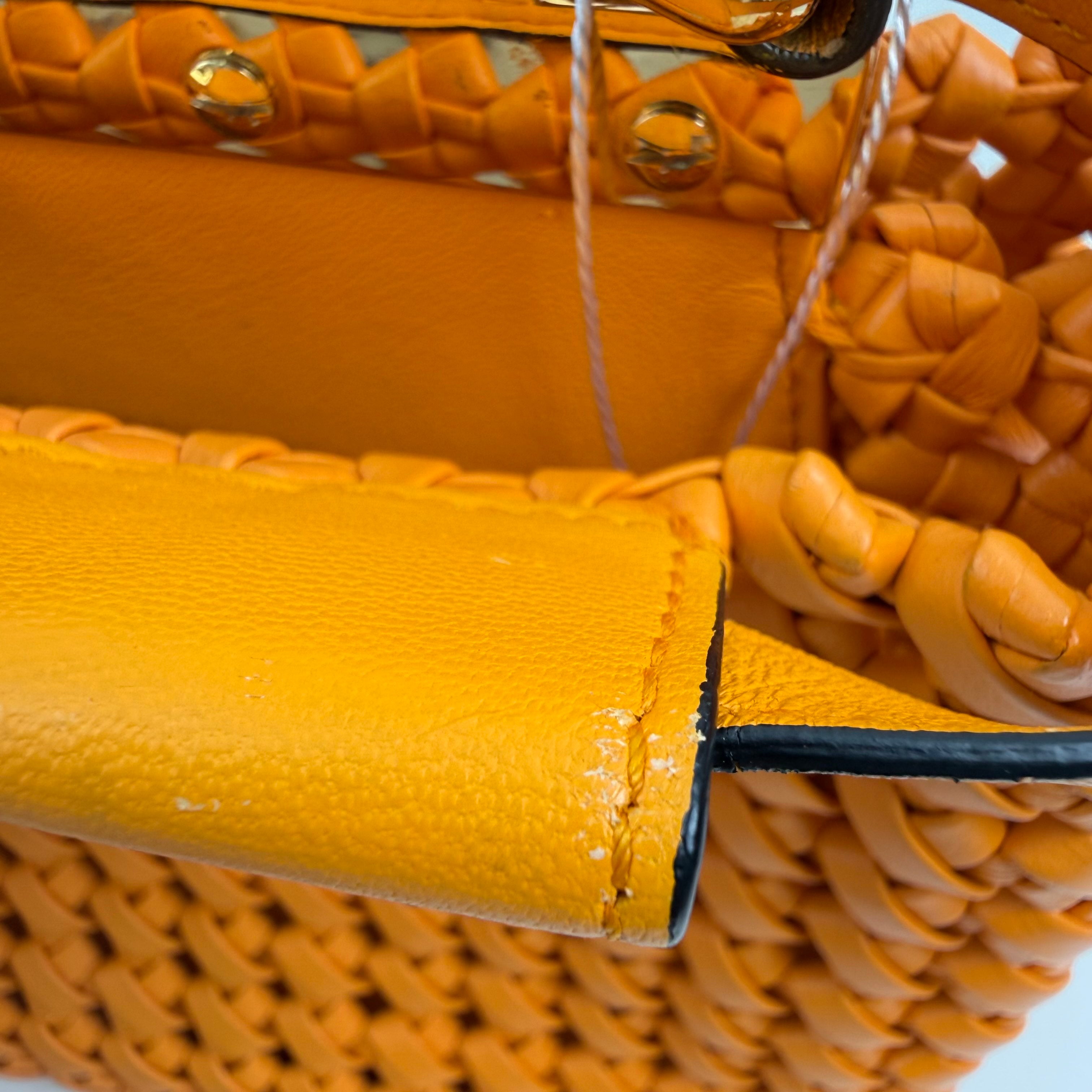 Fendi Orange Satchel