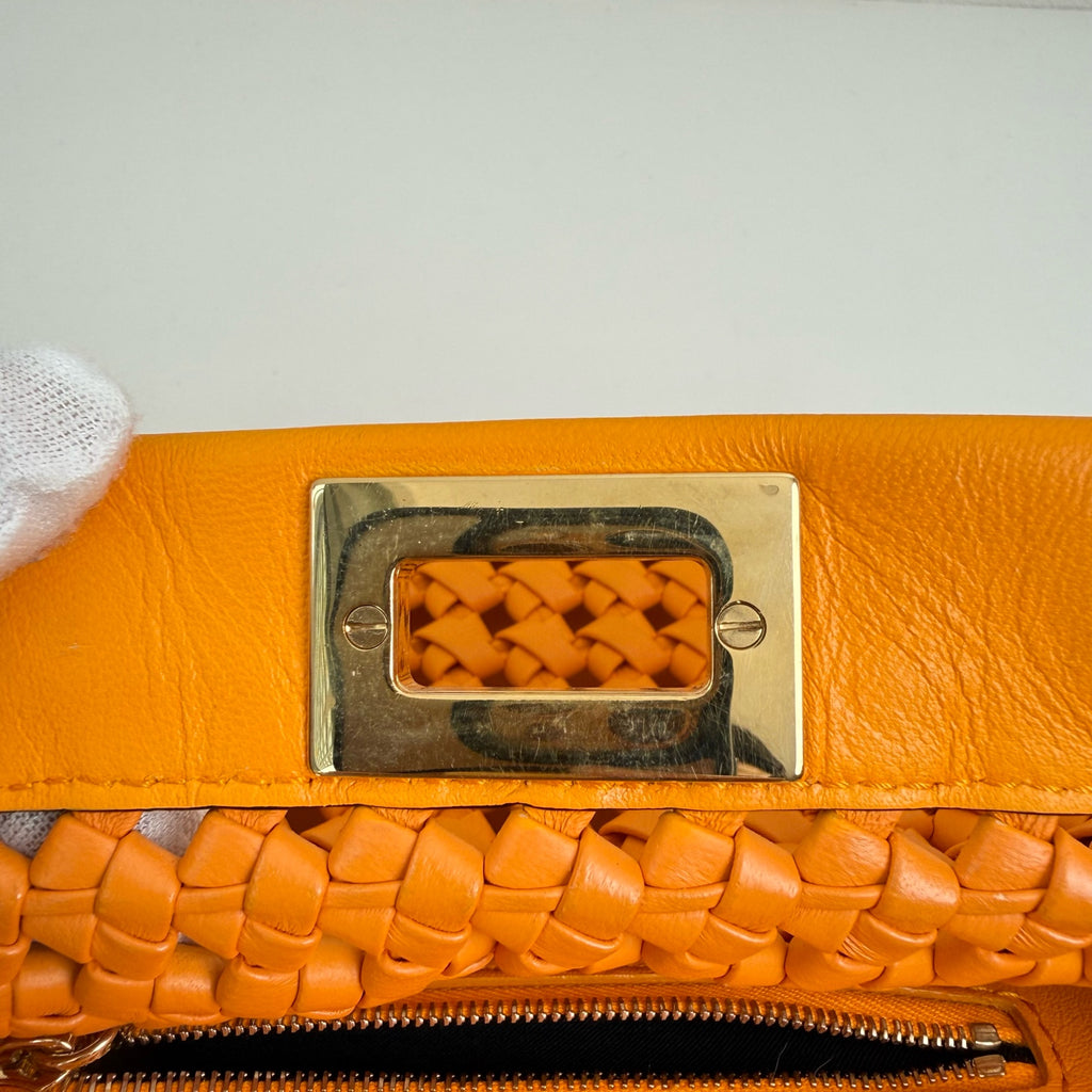 Fendi Orange Satchel