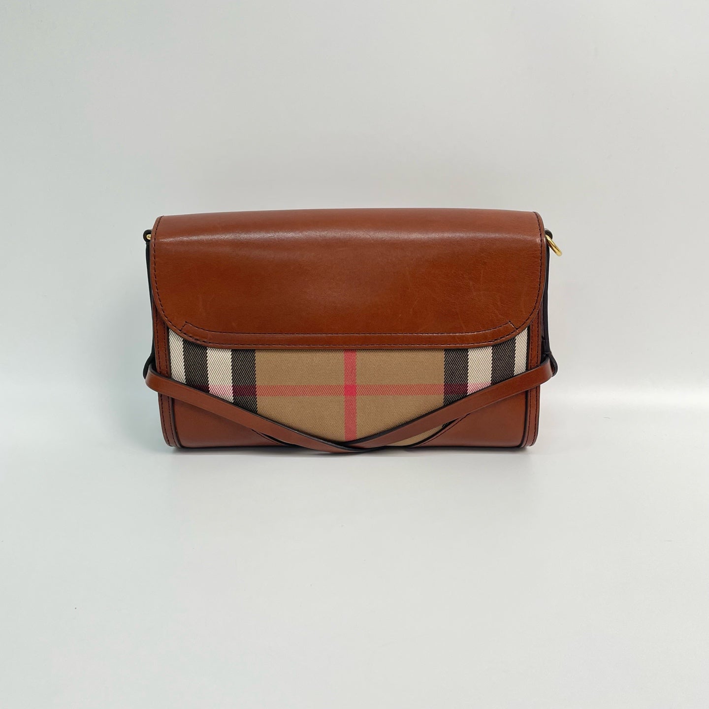 Burberry Canvas Brown Messenger Bag