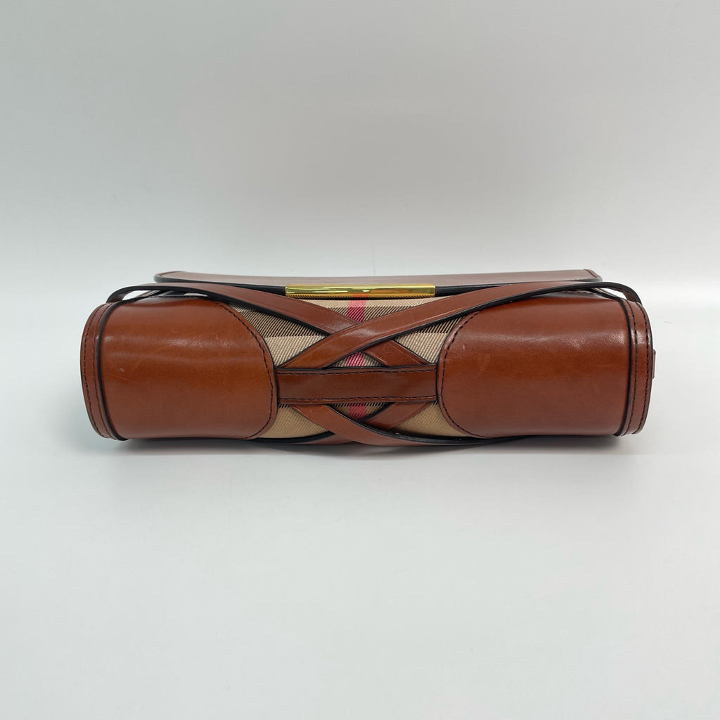 Burberry Canvas Brown Messenger Bag
