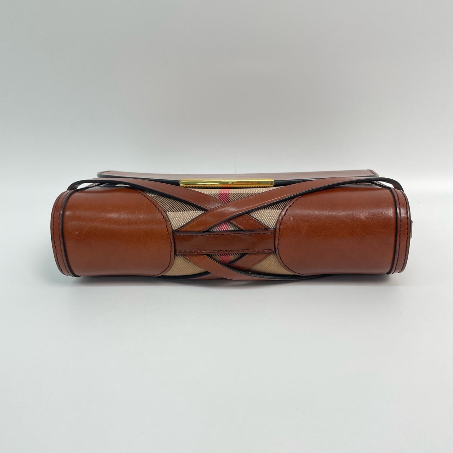 Burberry Canvas Brown Messenger Bag