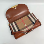 Burberry Canvas Brown Messenger Bag
