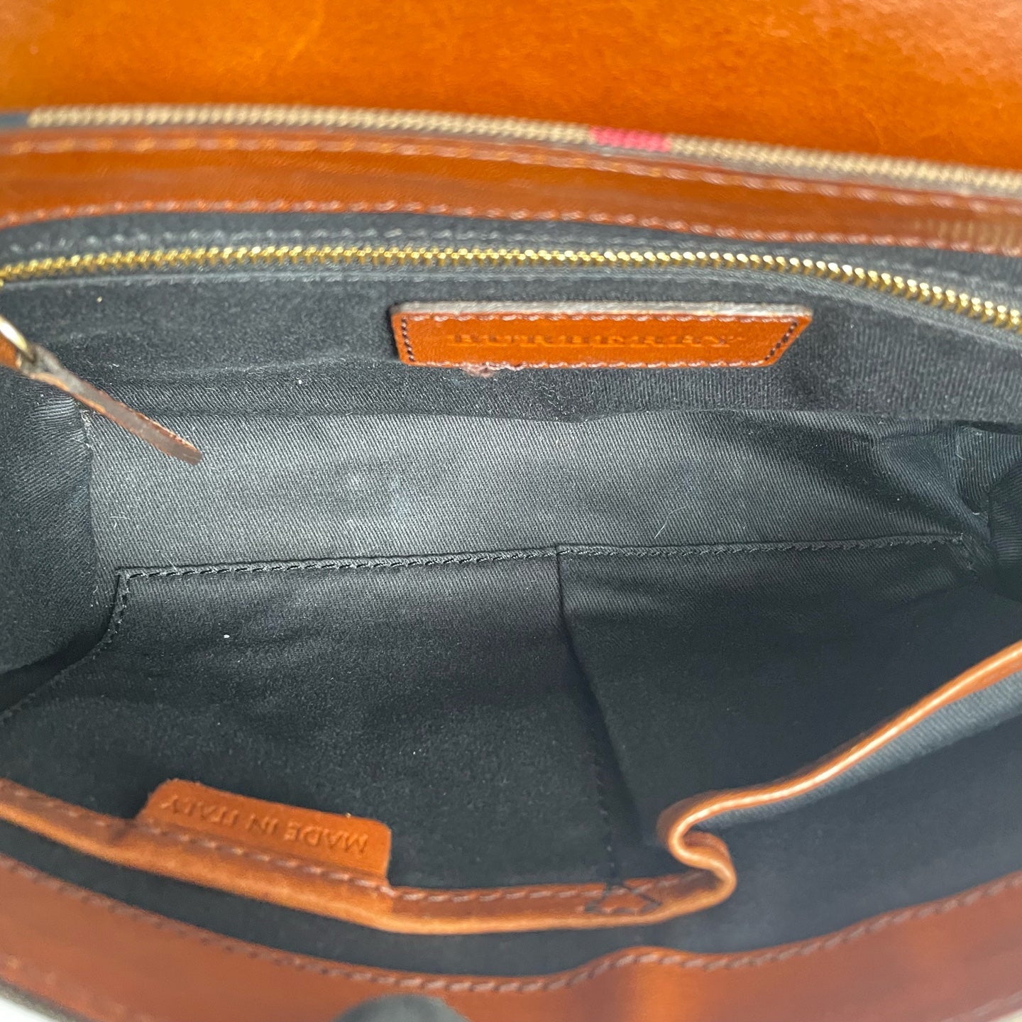 Burberry Canvas Brown Messenger Bag