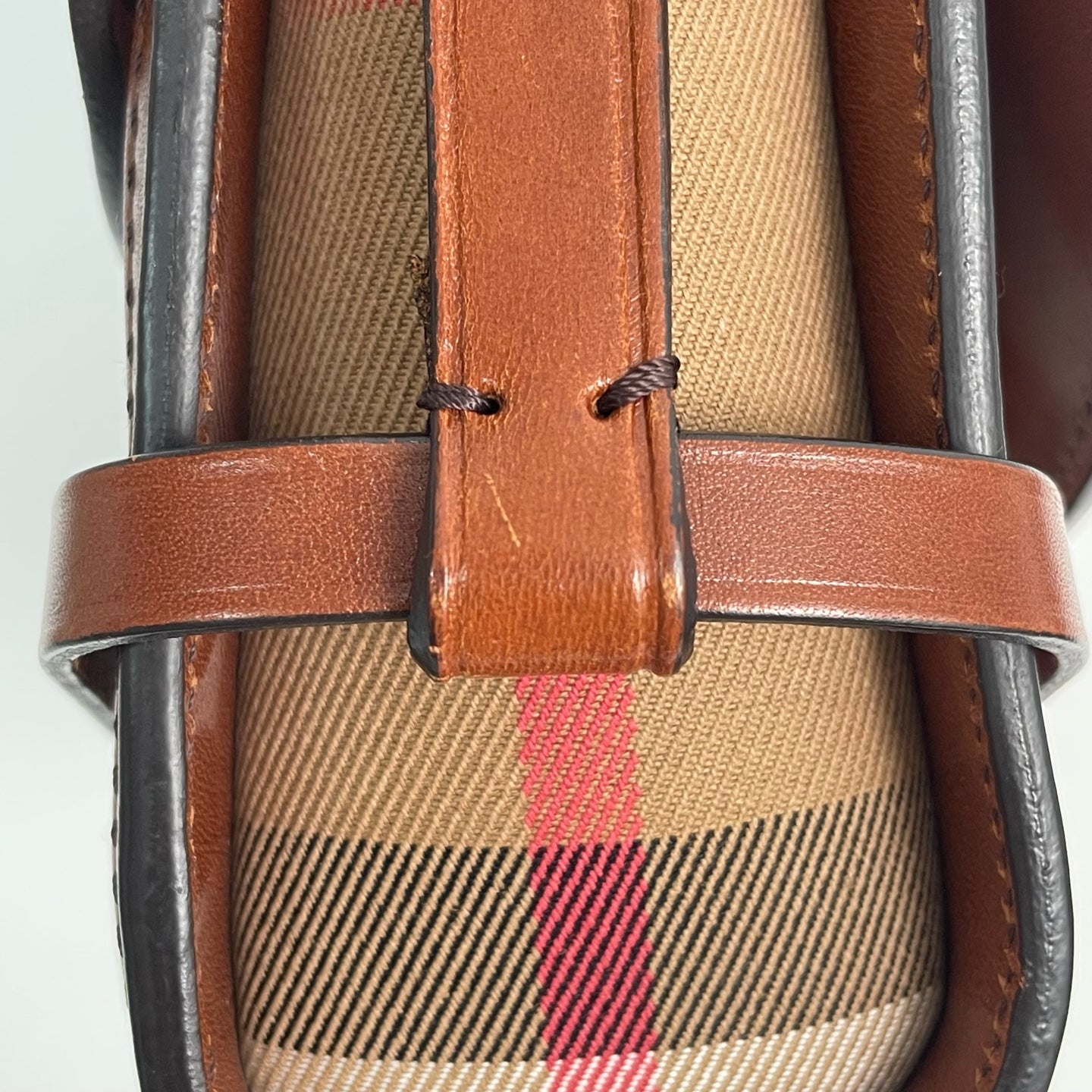 Burberry Canvas Brown Messenger Bag