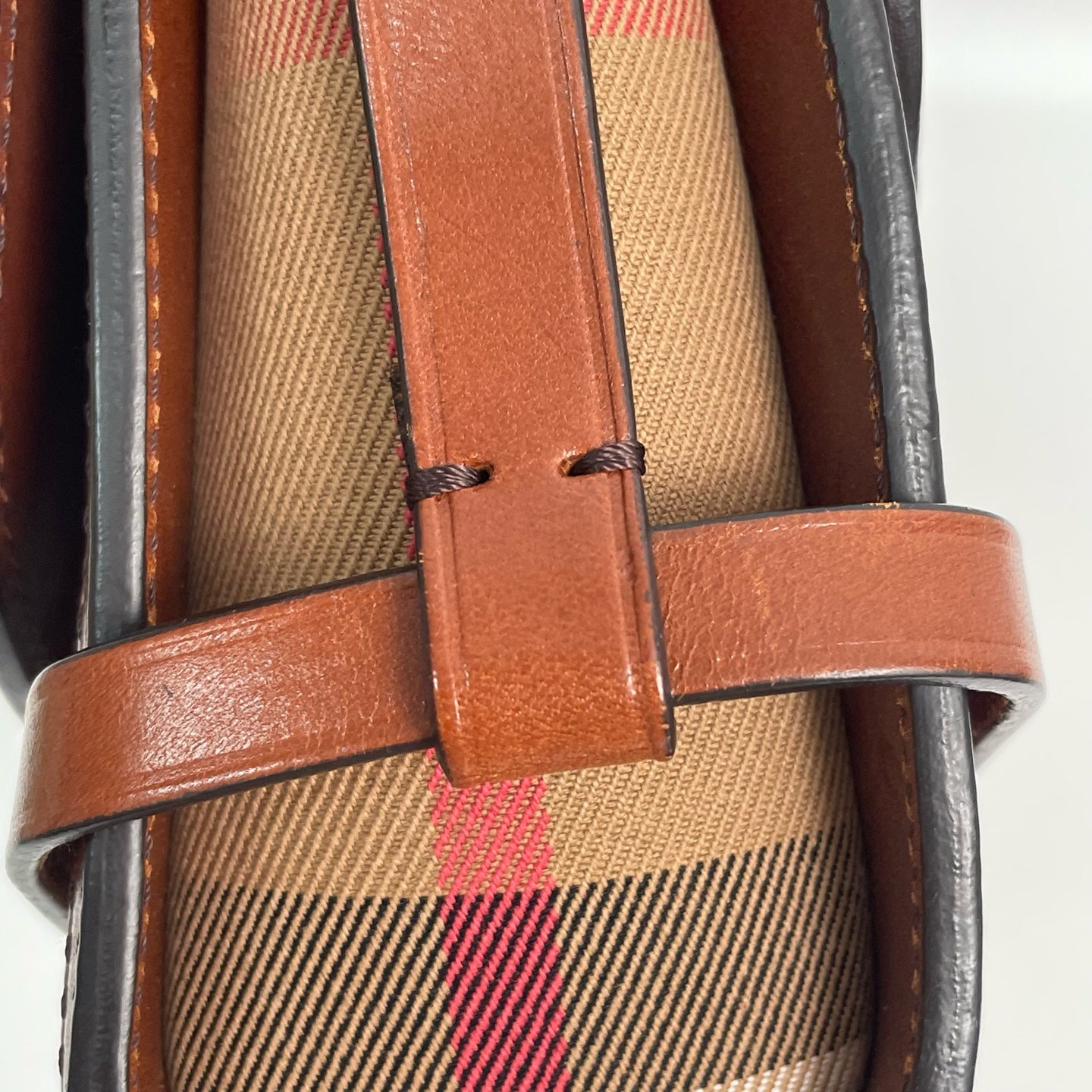 Burberry Canvas Brown Messenger Bag