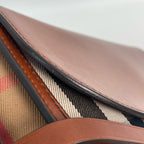 Burberry Canvas Brown Messenger Bag
