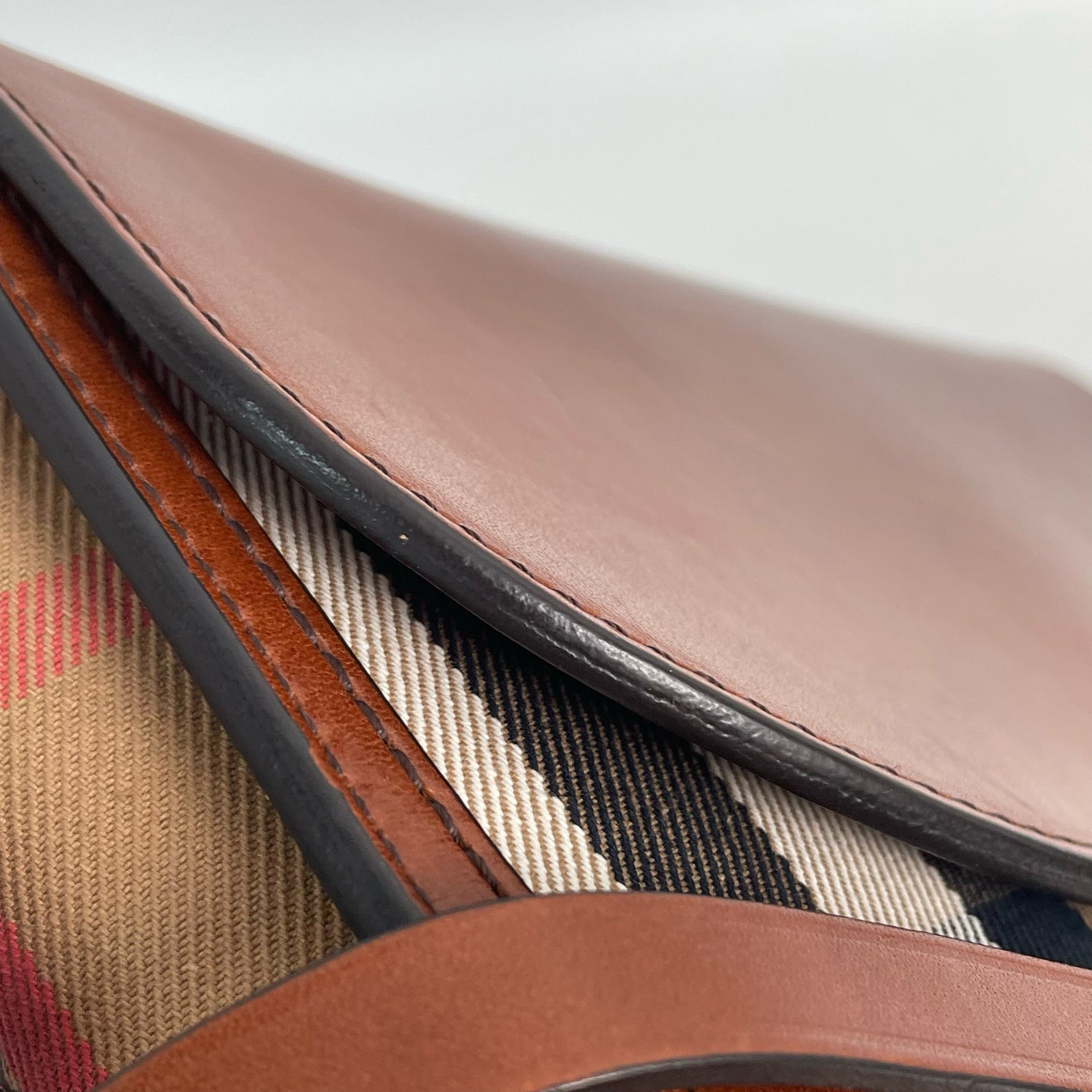 Burberry Canvas Brown Messenger Bag
