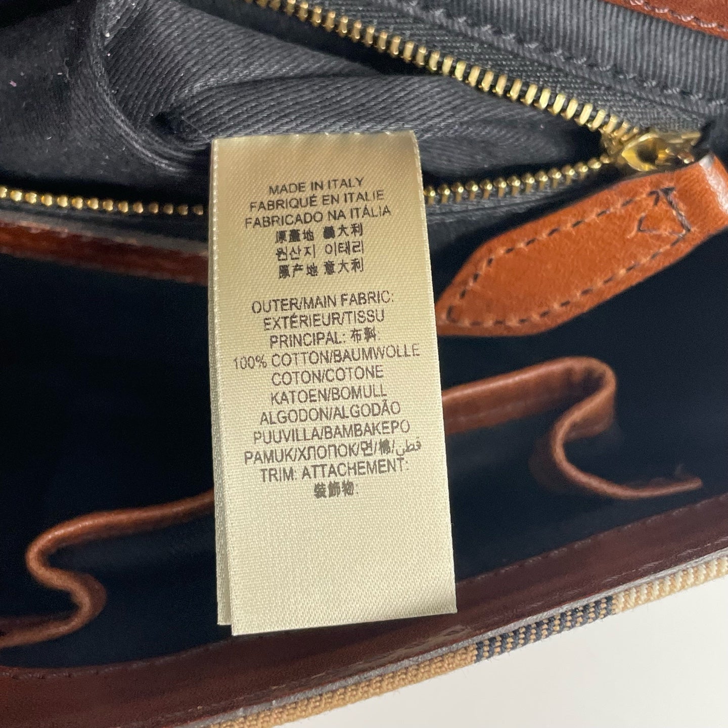 Burberry Canvas Brown Messenger Bag
