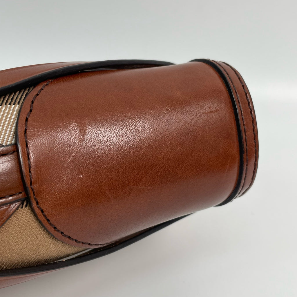 Burberry Canvas Brown Messenger Bag