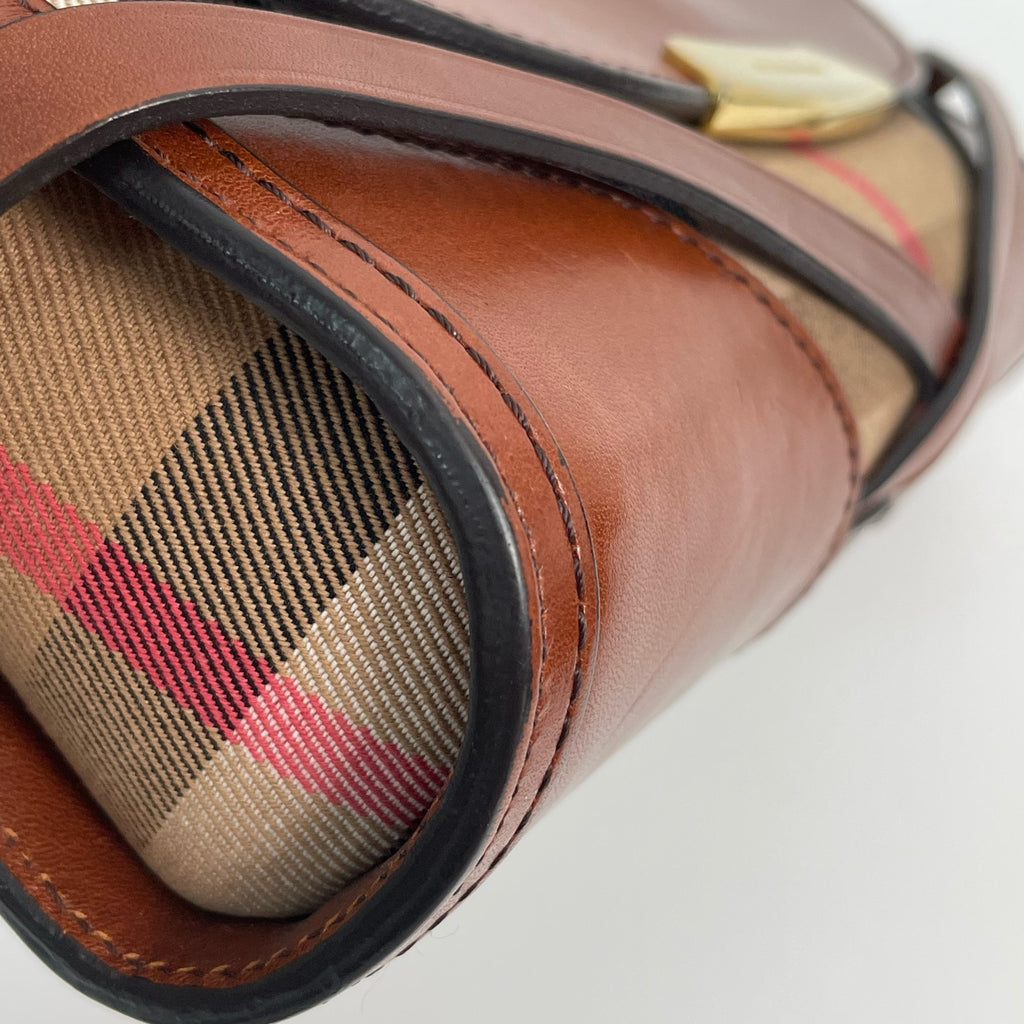 Burberry Canvas Brown Messenger Bag