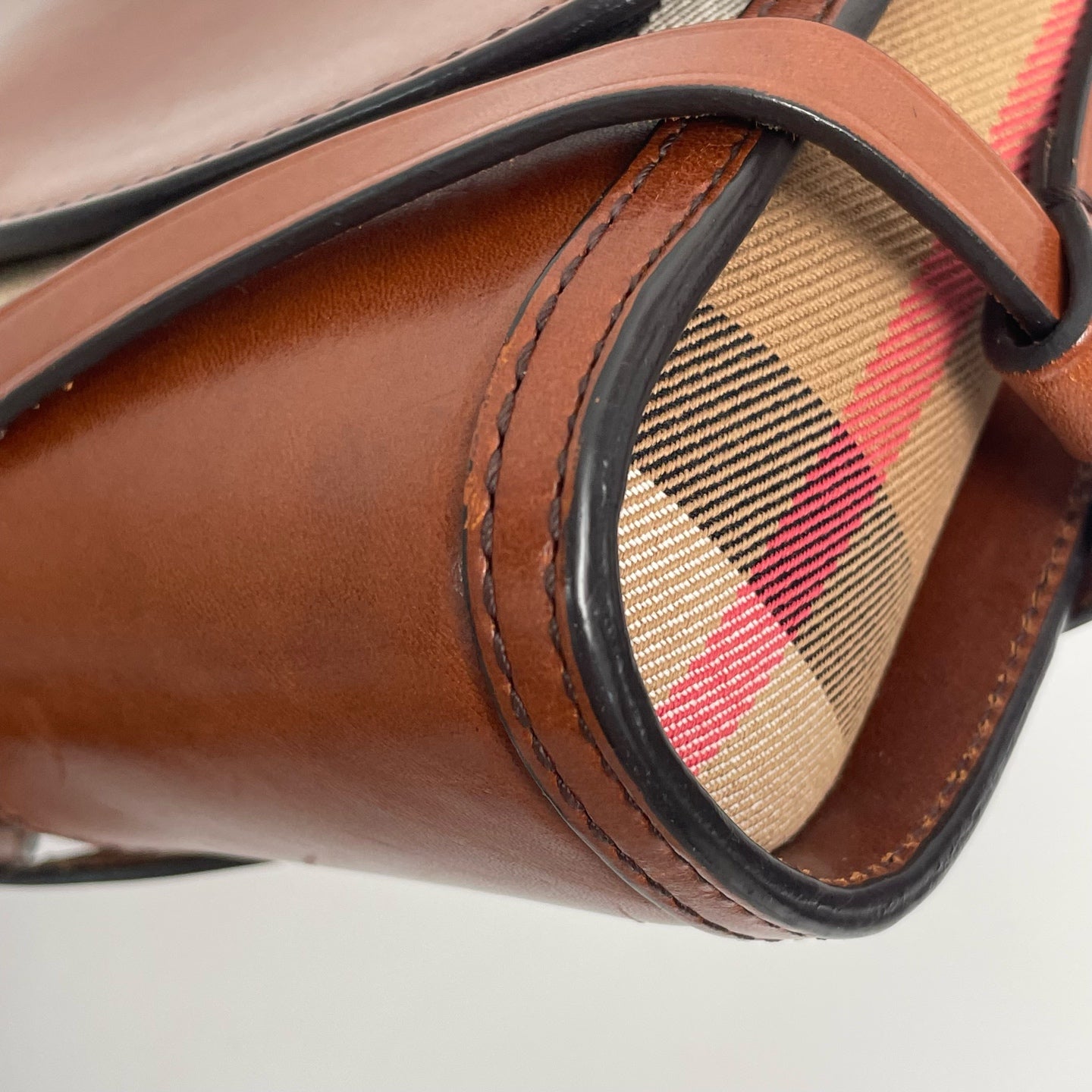 Burberry Canvas Brown Messenger Bag
