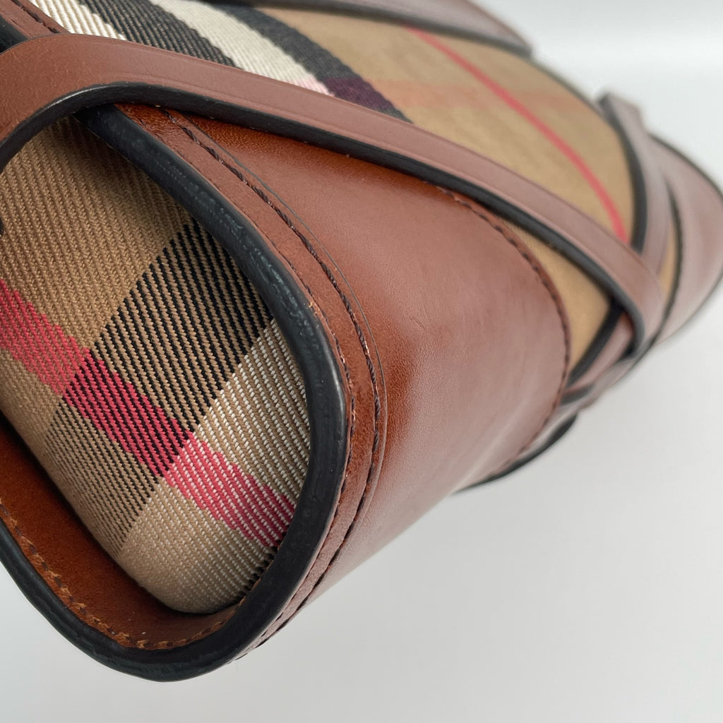 Burberry Canvas Brown Messenger Bag