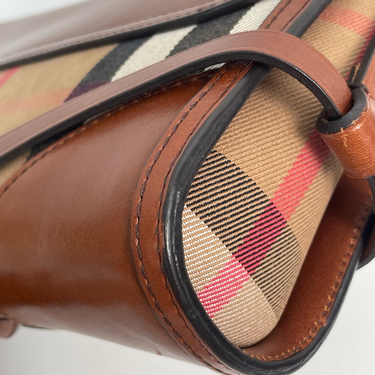 Burberry Canvas Brown Messenger Bag