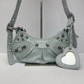 Balenciaga LE CAGOLE Leather Blue 6713091VG9Y4714