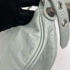 Balenciaga LE CAGOLE Leather Blue 6713091VG9Y4714