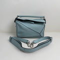 Loewe Puzzle Series Blue Satchel
