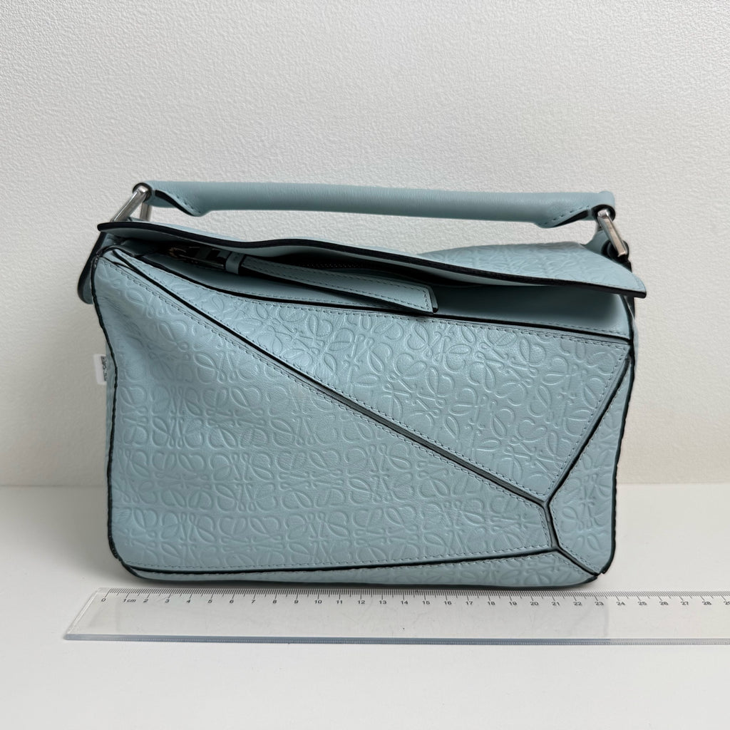 Loewe Puzzle Series Blue Satchel
