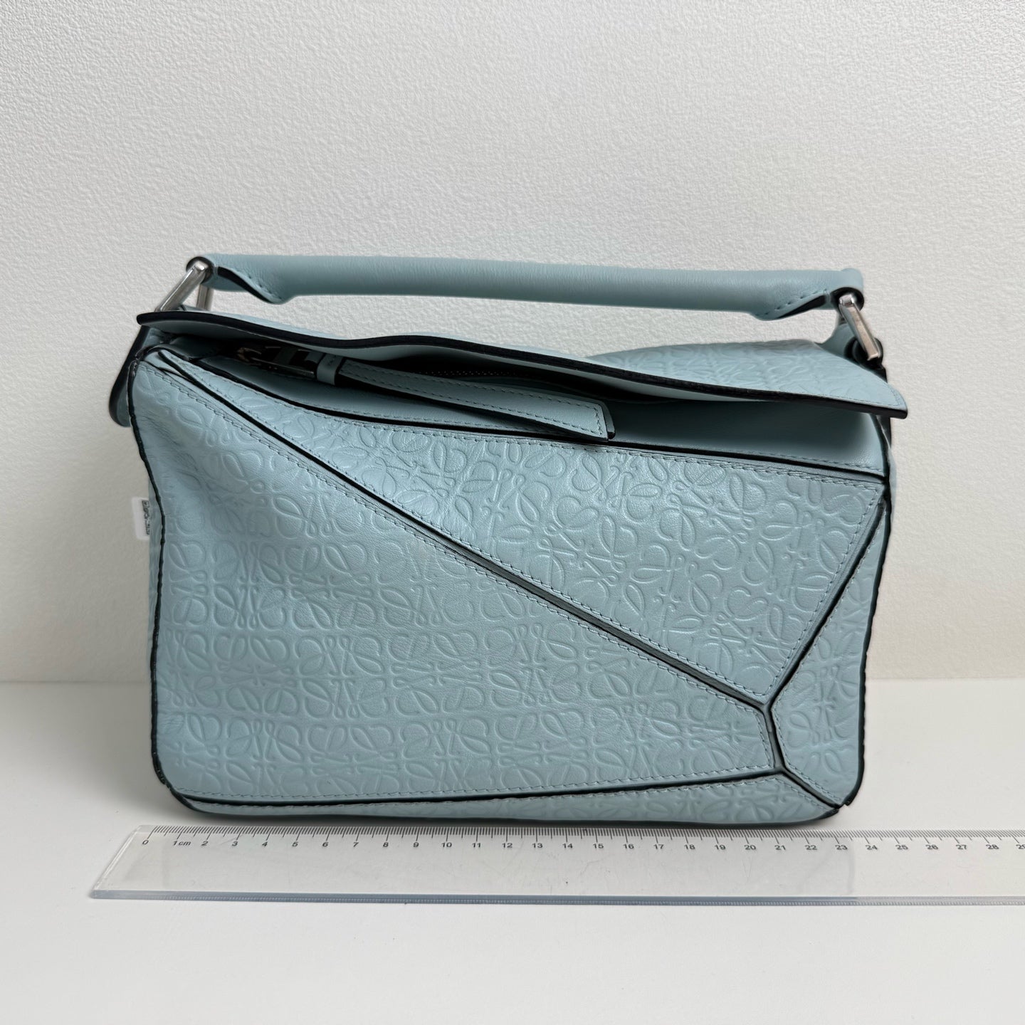 Loewe Puzzle Series Blue Satchel