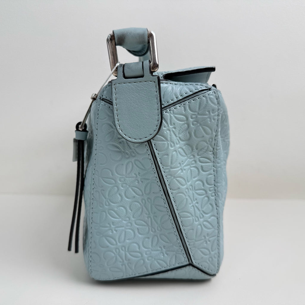 Loewe Puzzle Series Blue Satchel